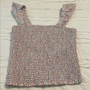 Old Navy Multicolor Smocked Camisole